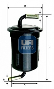 31.715.00 UFI palivový filter 31.715.00 UFI