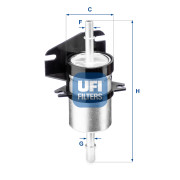 31.740.00 UFI palivový filter 31.740.00 UFI