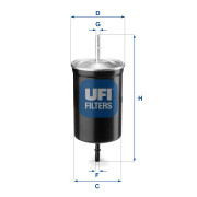 31.747.00 UFI palivový filter 31.747.00 UFI
