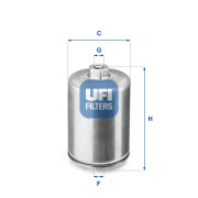 31.748.00 UFI palivový filter 31.748.00 UFI