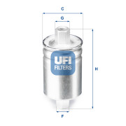 31.750.00 Palivový filtr UFI