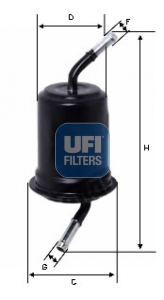 31.764.00 Palivový filtr UFI