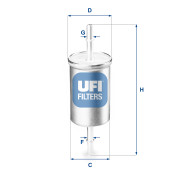 31.769.00 Palivový filtr UFI