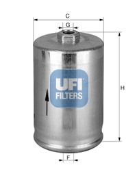 31.814.00 UFI palivový filter 31.814.00 UFI