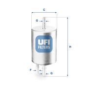 31.831.00 Palivový filtr UFI