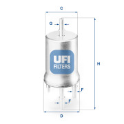 31.832.00 Palivový filtr UFI