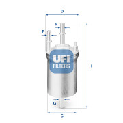 31.833.00 UFI palivový filter 31.833.00 UFI