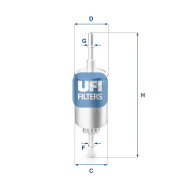 31.844.00 UFI palivový filter 31.844.00 UFI