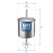 31.846.00 UFI palivový filter 31.846.00 UFI