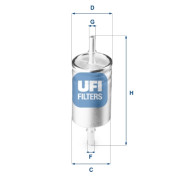 31.941.00 Palivový filtr UFI
