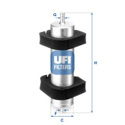 31.950.00 UFI palivový filter 31.950.00 UFI