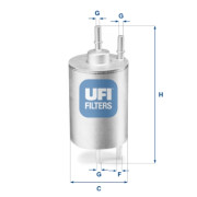 31.958.00 UFI palivový filter 31.958.00 UFI