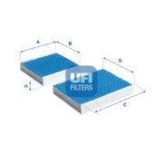 34.164.00 UFI filter vnútorného priestoru 34.164.00 UFI