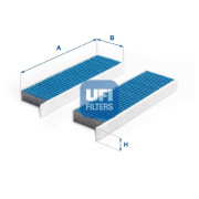 34.172.00 UFI filter vnútorného priestoru 34.172.00 UFI