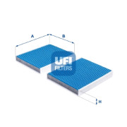 34.231.00 UFI filter vnútorného priestoru 34.231.00 UFI