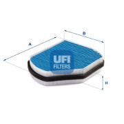34.270.00 UFI filter vnútorného priestoru 34.270.00 UFI