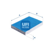 34.291.00 Filtr, vzduch v interiéru ARGENTIUM UFI