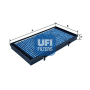 34.401.00 UFI filter vnútorného priestoru 34.401.00 UFI