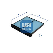 34.409.00 UFI filter vnútorného priestoru 34.409.00 UFI