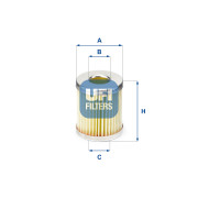 46.008.00 Palivový filtr UFI