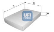 53.002.00 Filtr, vzduch v interiéru UFI