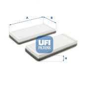 53.005.00 UFI filter vnútorného priestoru 53.005.00 UFI