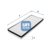 53.013.00 UFI filter vnútorného priestoru 53.013.00 UFI