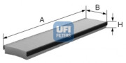 53.016.00 Filtr, vzduch v interiéru UFI