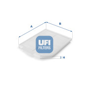 53.018.00 UFI filter vnútorného priestoru 53.018.00 UFI