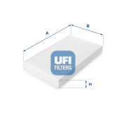53.023.00 UFI filter vnútorného priestoru 53.023.00 UFI