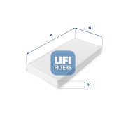 53.034.00 UFI filter vnútorného priestoru 53.034.00 UFI