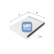 53.041.00 UFI filter vnútorného priestoru 53.041.00 UFI