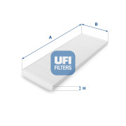 53.042.00 Filtr, vzduch v interiéru UFI