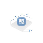 53.043.00 UFI filter vnútorného priestoru 53.043.00 UFI