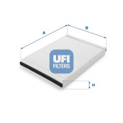 53.047.00 UFI filter vnútorného priestoru 53.047.00 UFI