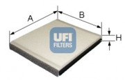 53.051.00 UFI filter vnútorného priestoru 53.051.00 UFI