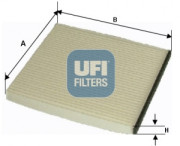 53.053.00 UFI filter vnútorného priestoru 53.053.00 UFI