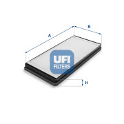 53.059.00 UFI filter vnútorného priestoru 53.059.00 UFI