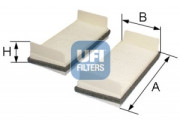 53.068.00 UFI filter vnútorného priestoru 53.068.00 UFI