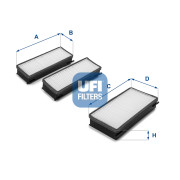 53.070.00 Filtr, vzduch v interiéru UFI