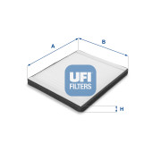 53.075.00 UFI filter vnútorného priestoru 53.075.00 UFI