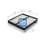 53.100.00 UFI filter vnútorného priestoru 53.100.00 UFI