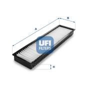 53.101.00 Filtr, vzduch v interiéru UFI