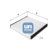 53.103.00 UFI filter vnútorného priestoru 53.103.00 UFI