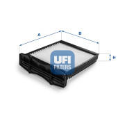 53.105.00 UFI filter vnútorného priestoru 53.105.00 UFI