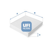53.115.00 UFI filter vnútorného priestoru 53.115.00 UFI