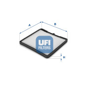 53.116.00 UFI filter vnútorného priestoru 53.116.00 UFI