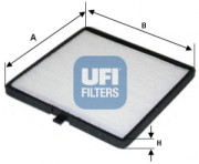 53.126.00 UFI filter vnútorného priestoru 53.126.00 UFI