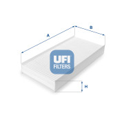 53.136.00 Filtr, vzduch v interiéru UFI