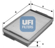 53.139.00 UFI filter vnútorného priestoru 53.139.00 UFI